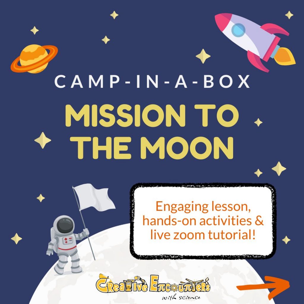 Camp-in-a-Box Mission to the Moon description.